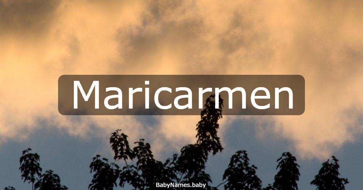 Maricarmen