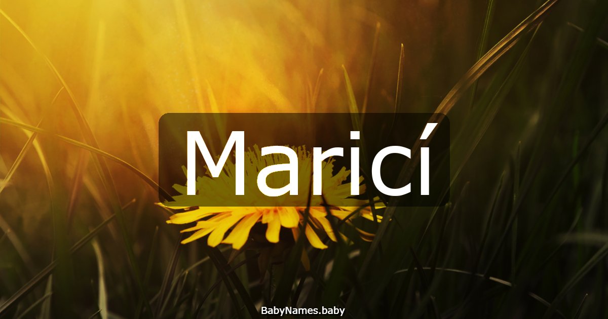 Maricí