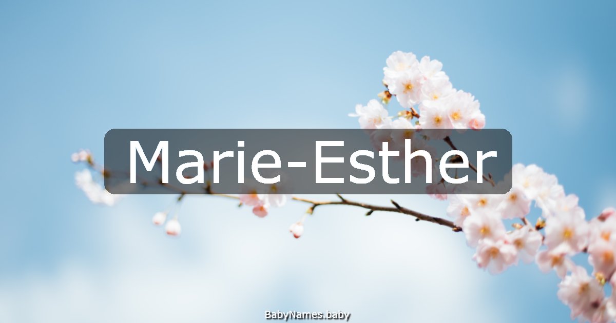 Marie-Esther