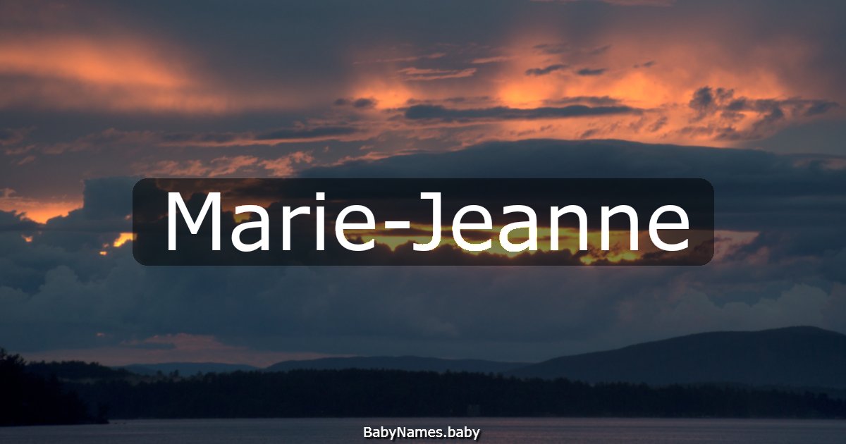 Marie-Jeanne