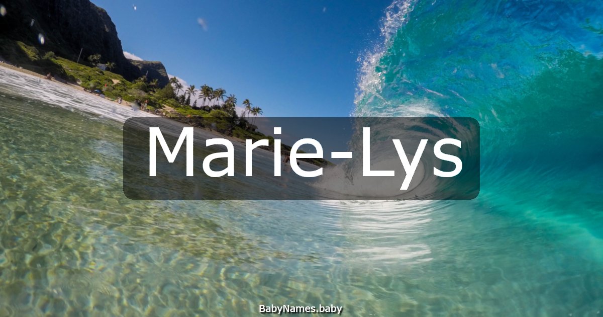 Marie-Lys