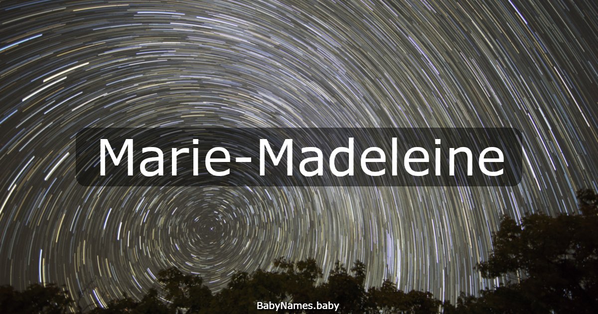 Marie-Madeleine