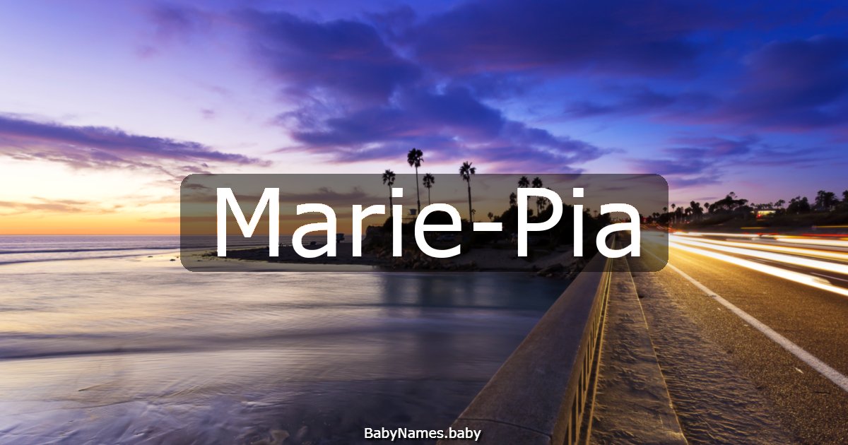 Marie-Pia