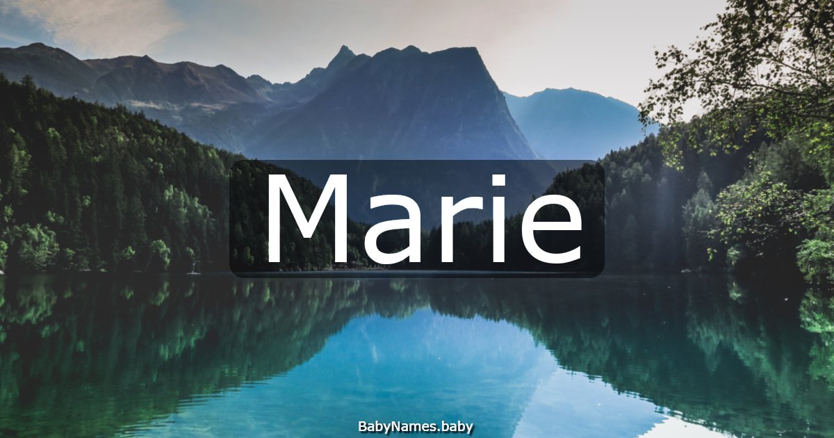 Marie