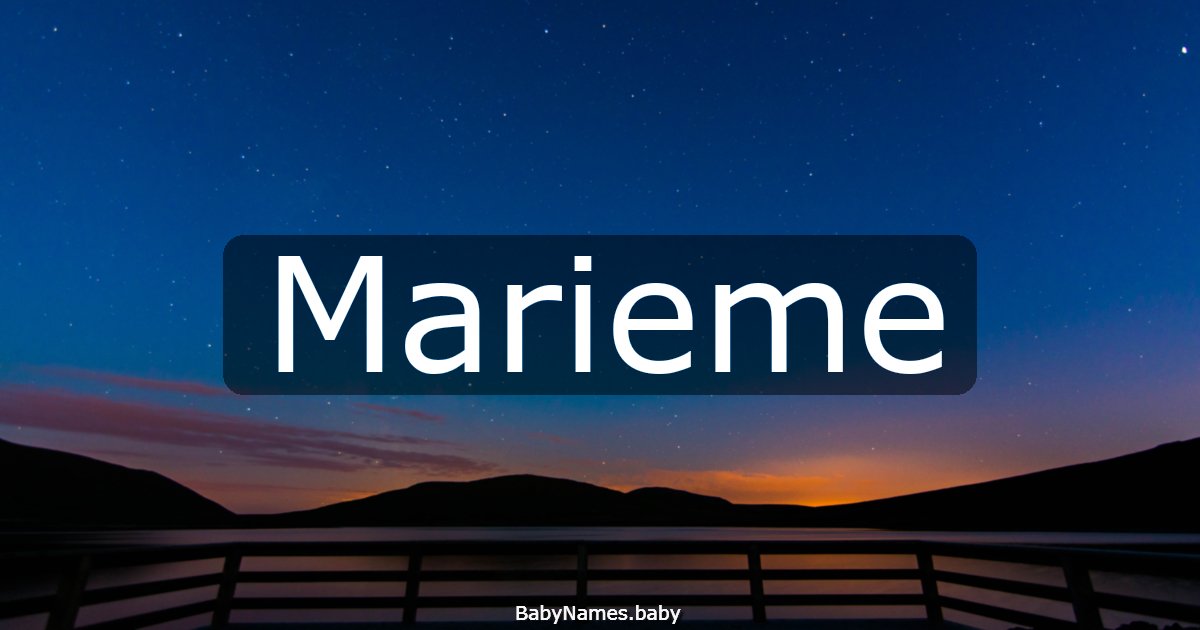 Marieme
