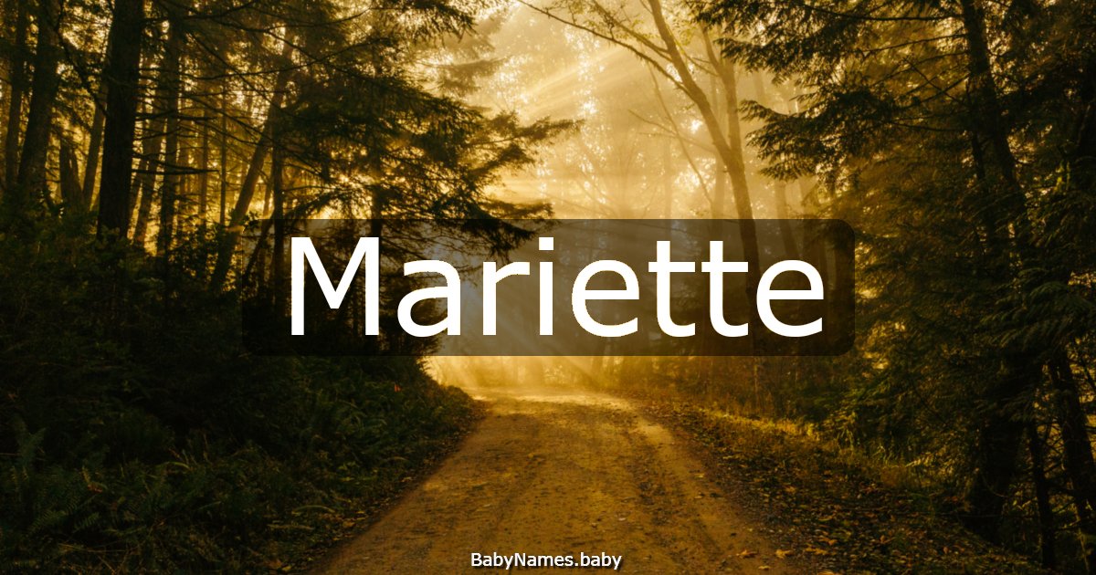 Mariette