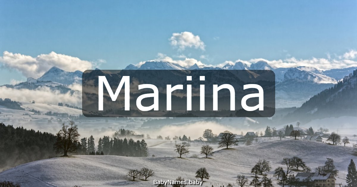 Mariina