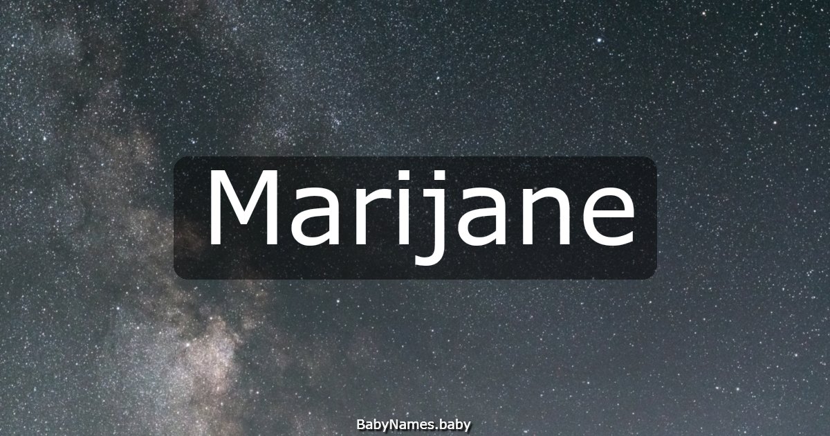 Marijane