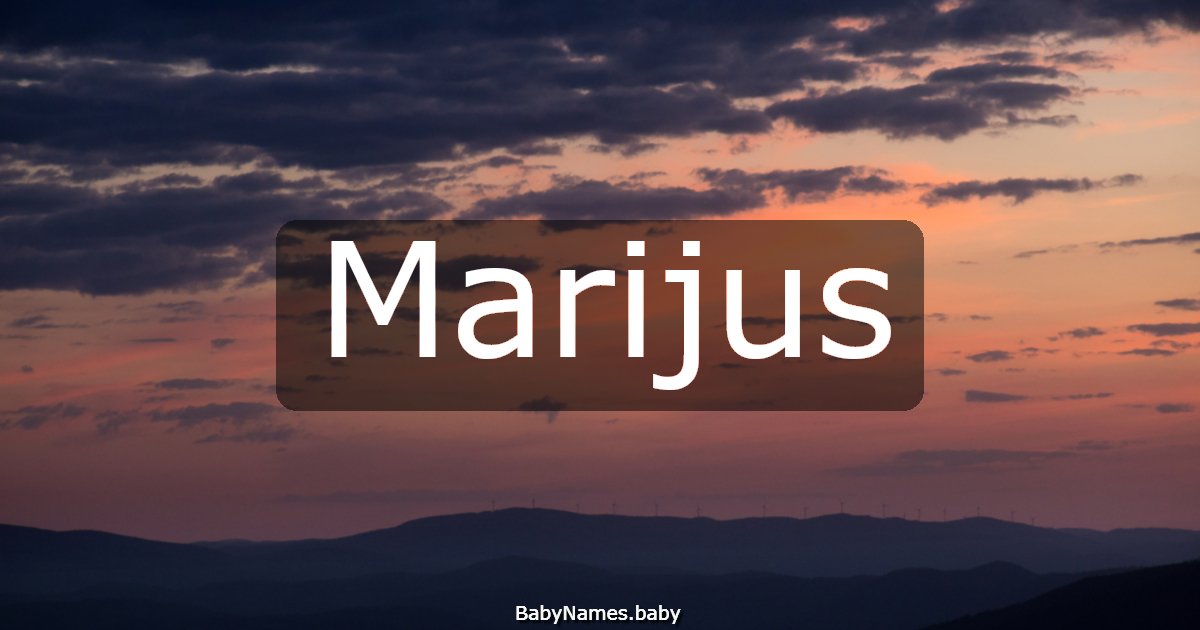 Marijus