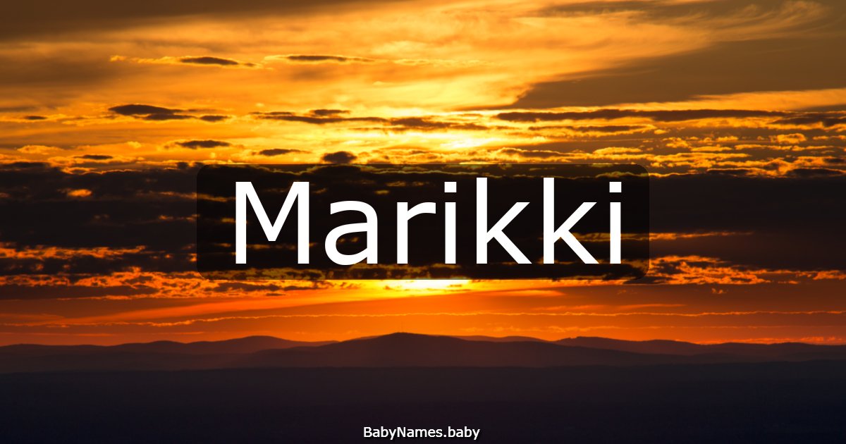 Marikki