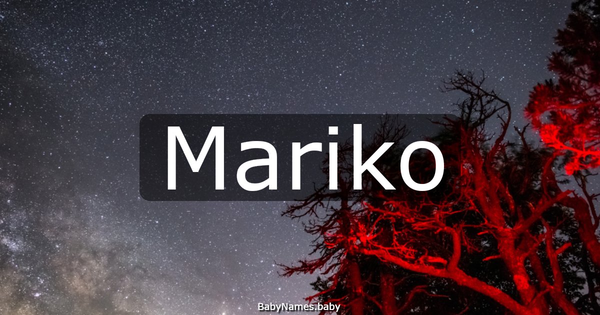 Mariko