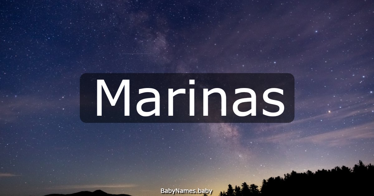 Marinas