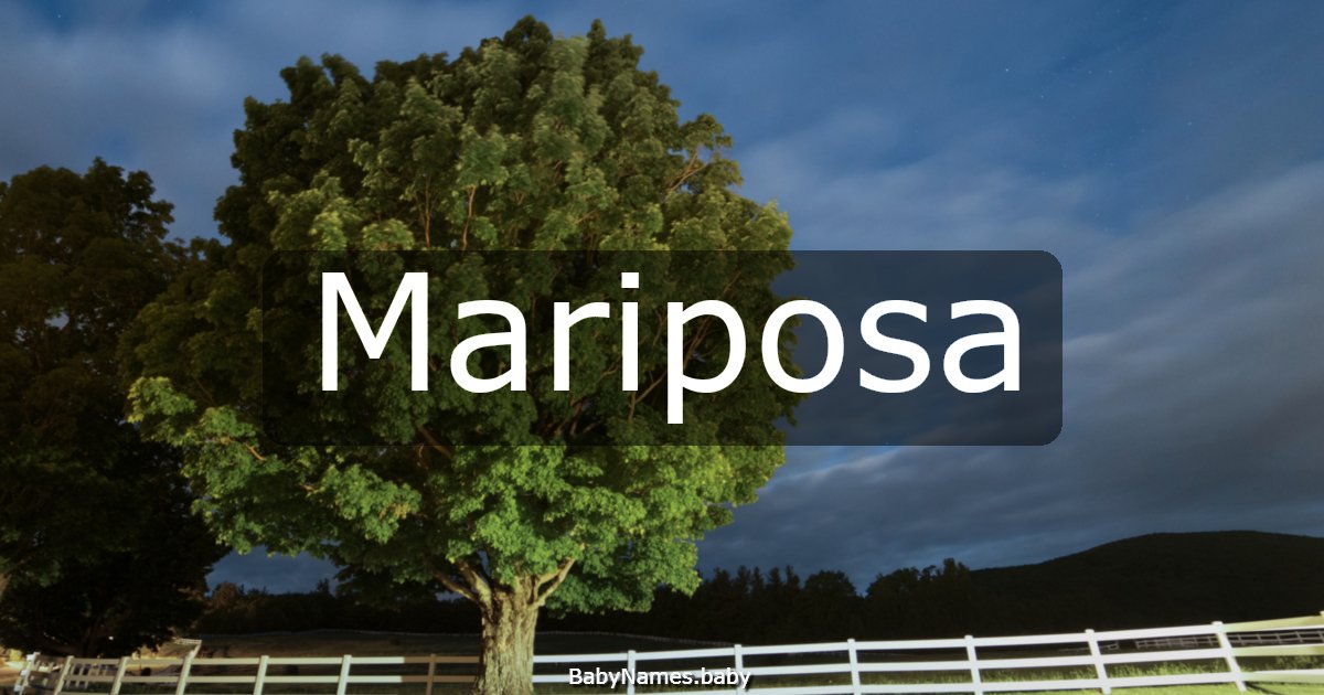 Mariposa