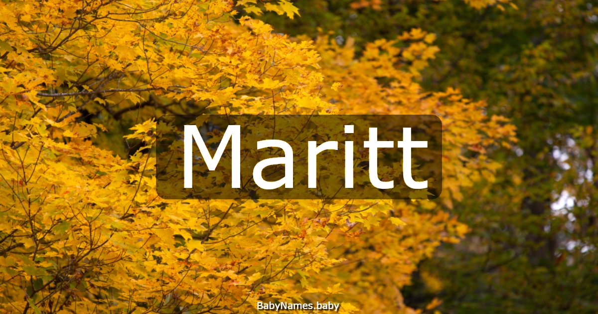 Maritt