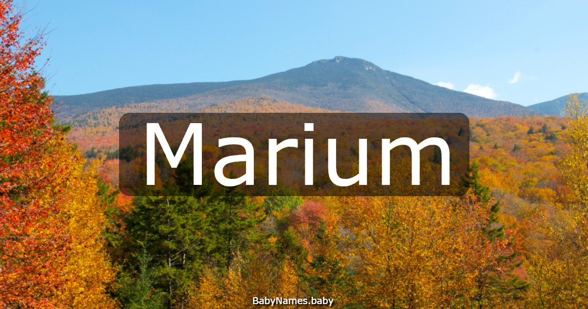 Marium