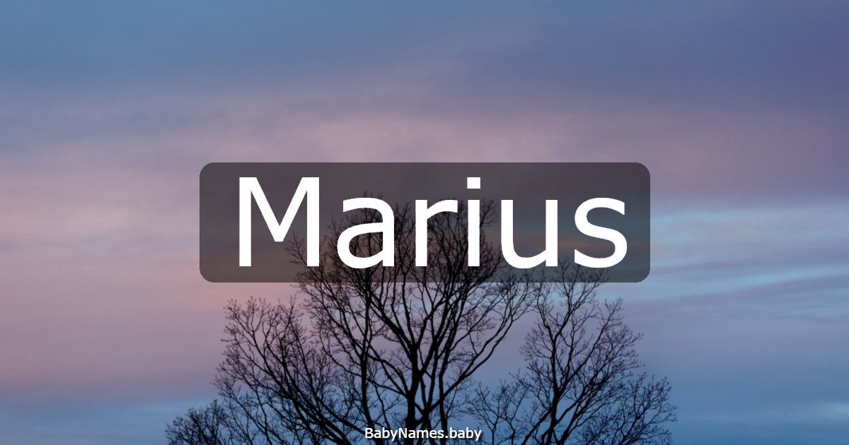 Marius
