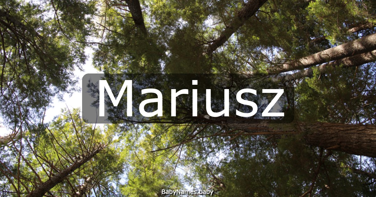 Mariusz