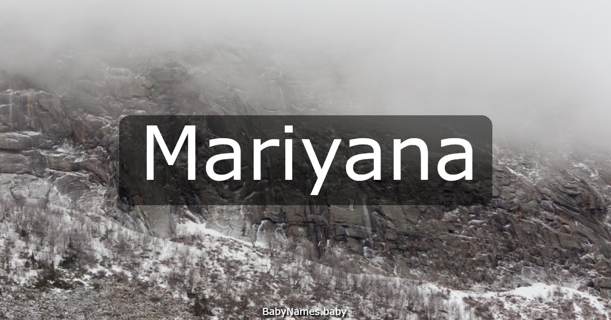 Mariyana