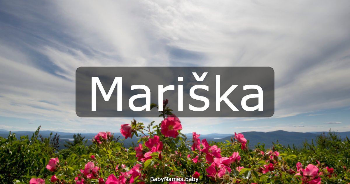 Mariška