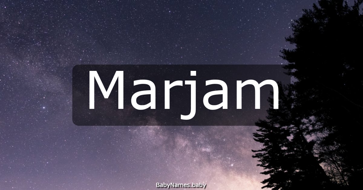 Marjam