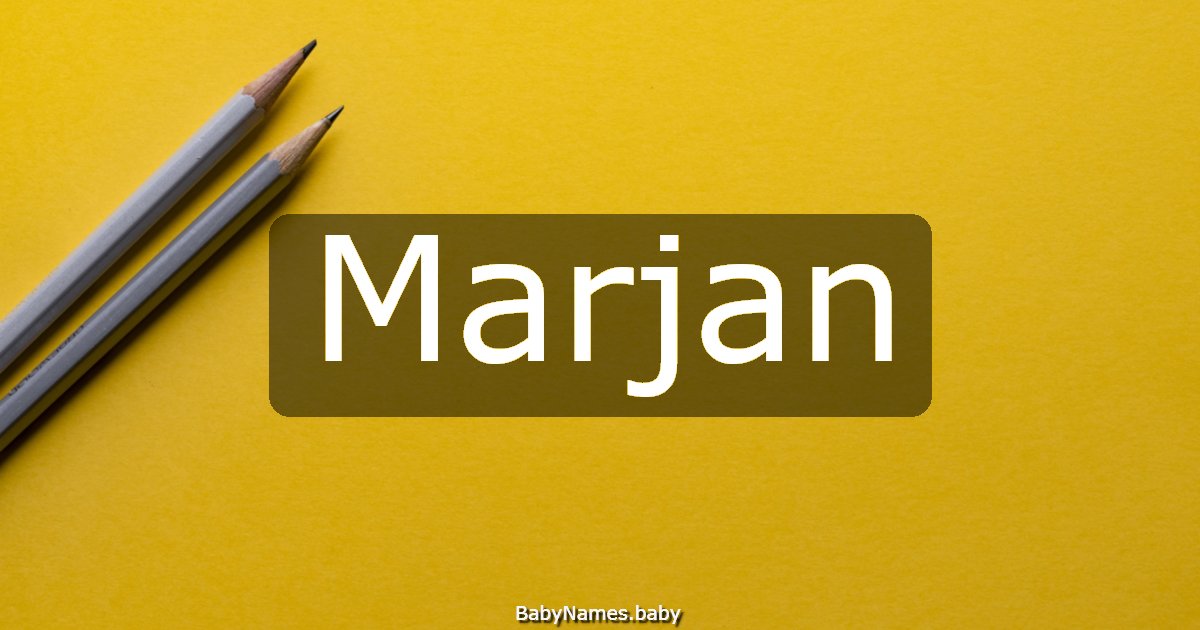 Marjan