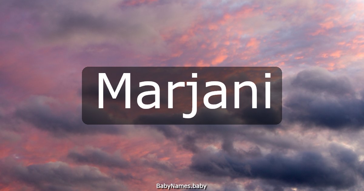 Marjani