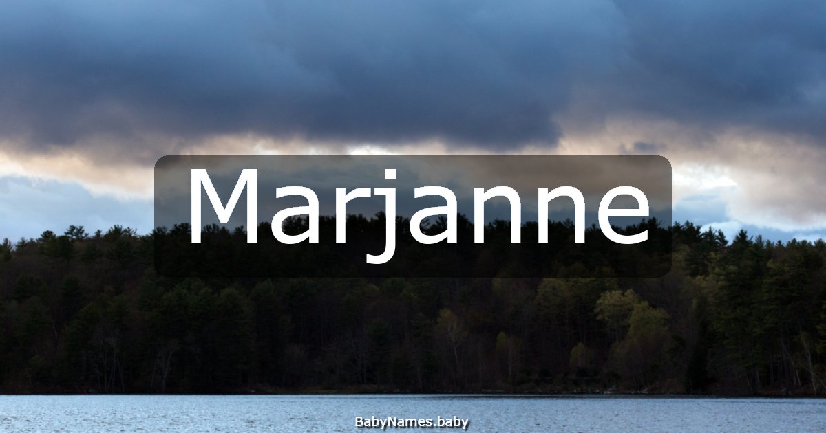 Marjanne