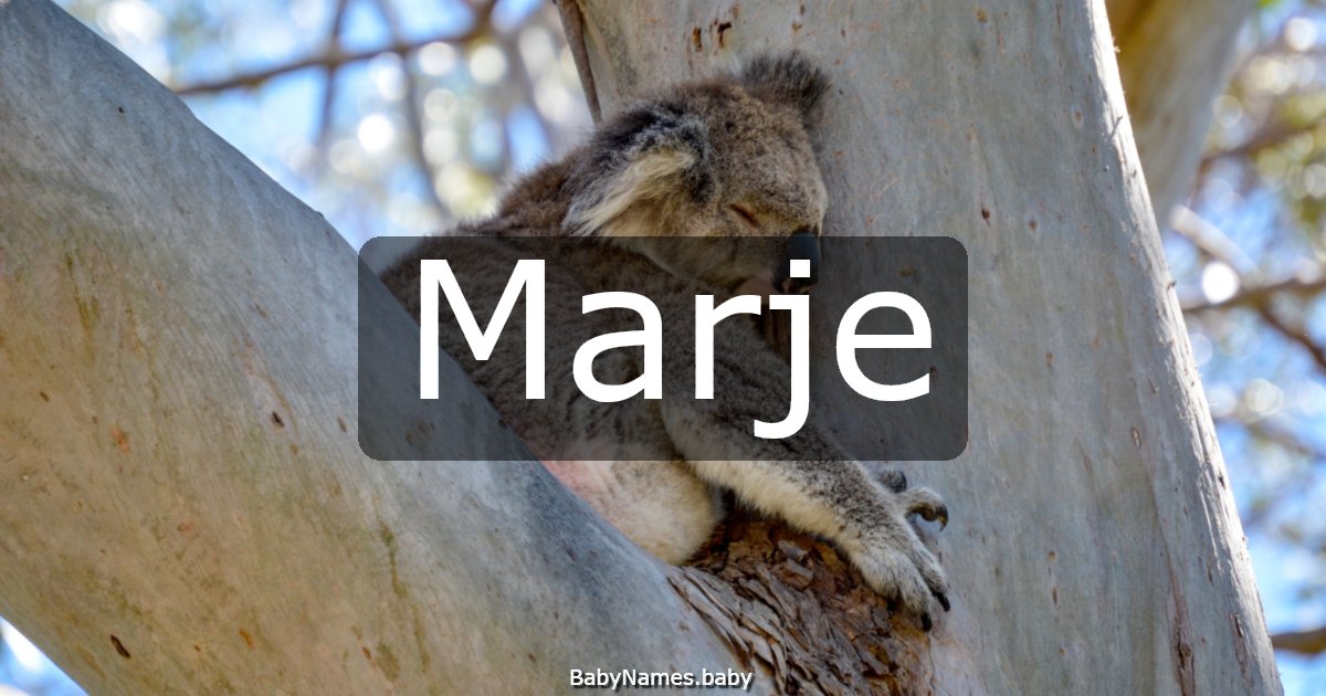 Marje