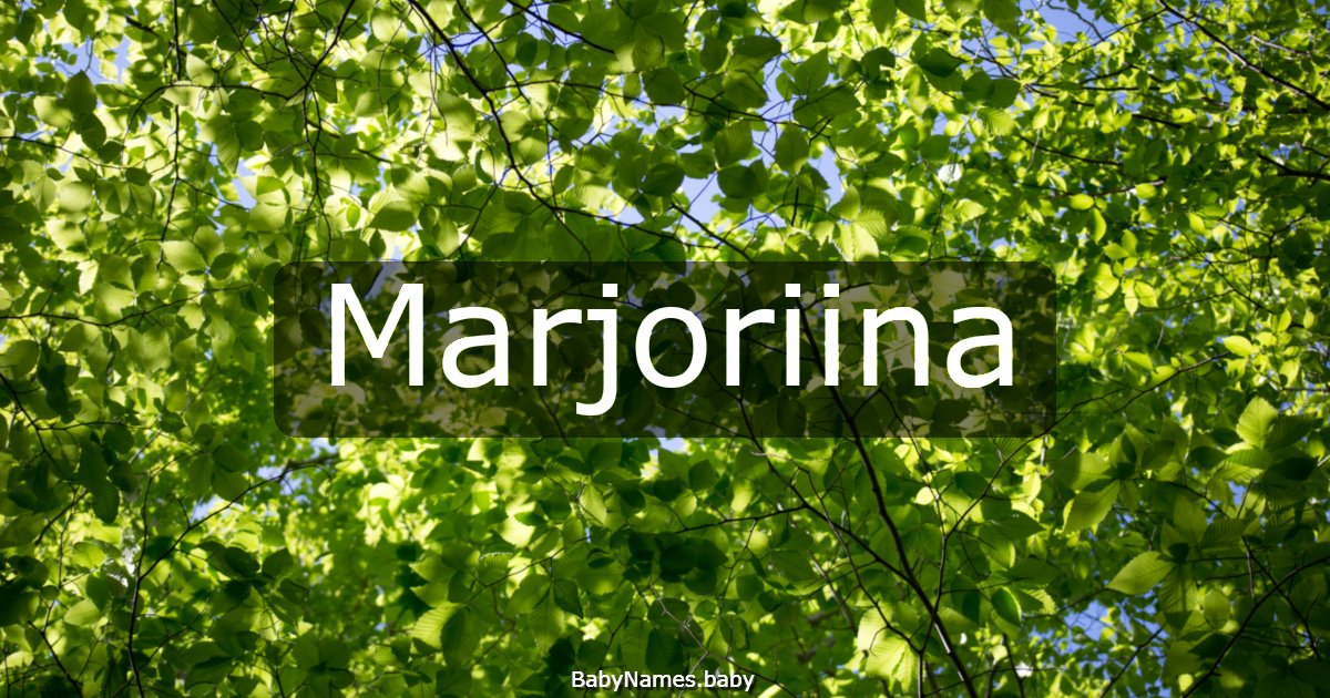 Marjoriina
