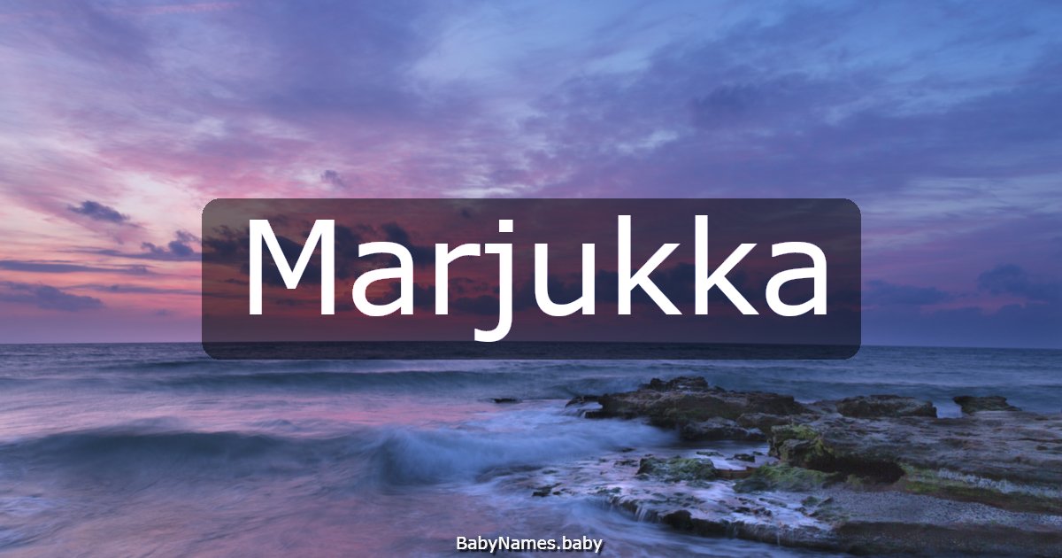 Marjukka