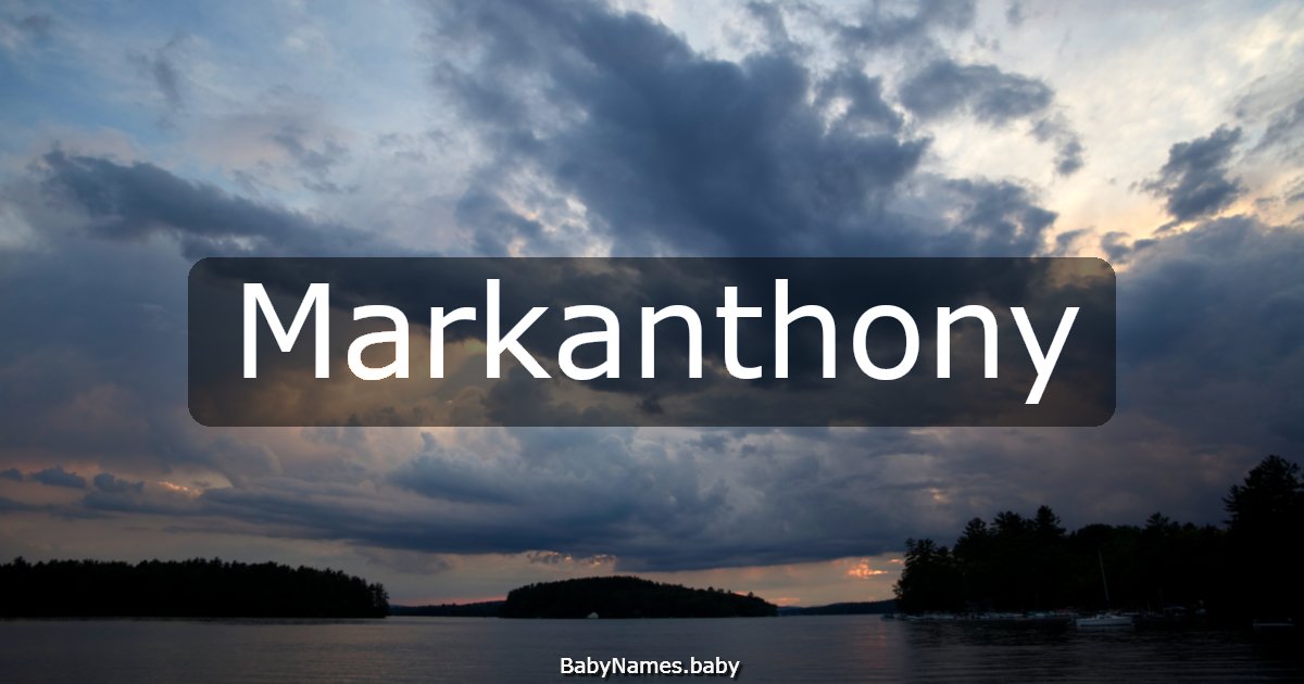 Markanthony