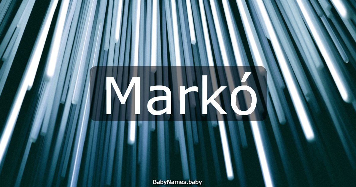 Markó