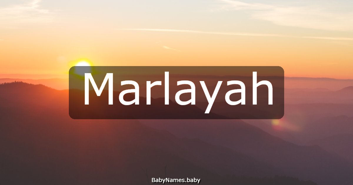 Marlayah