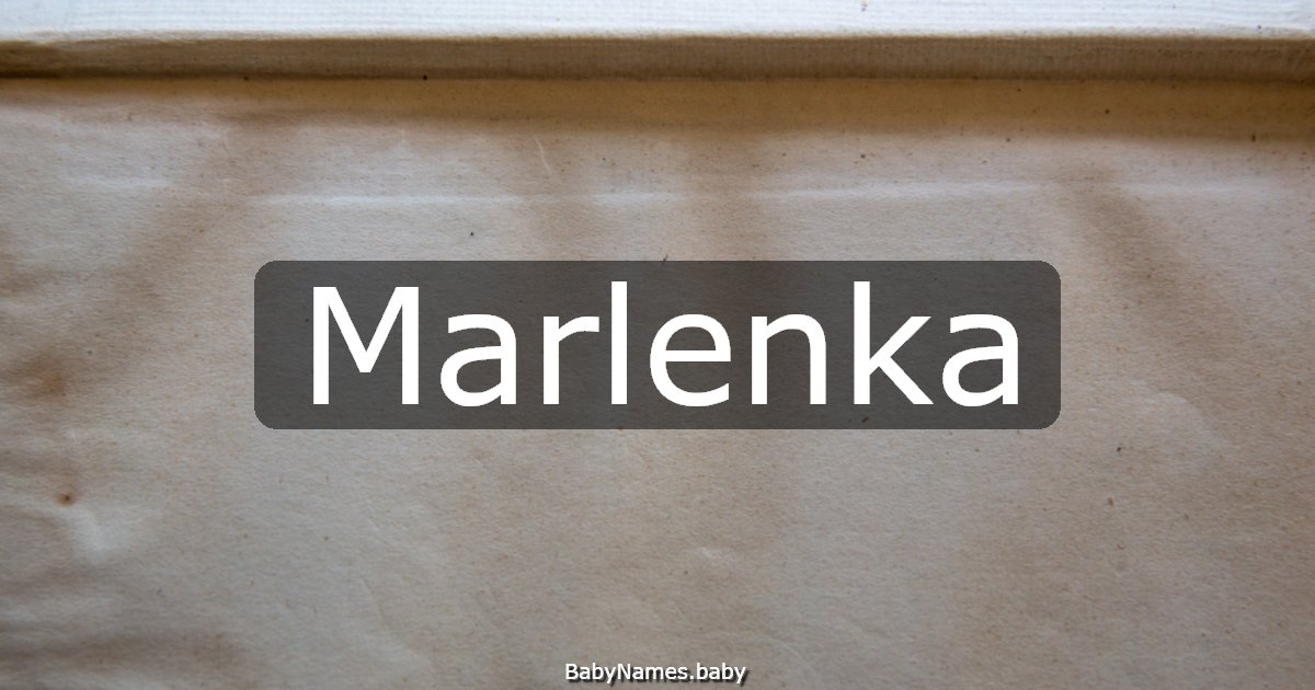 Marlenka