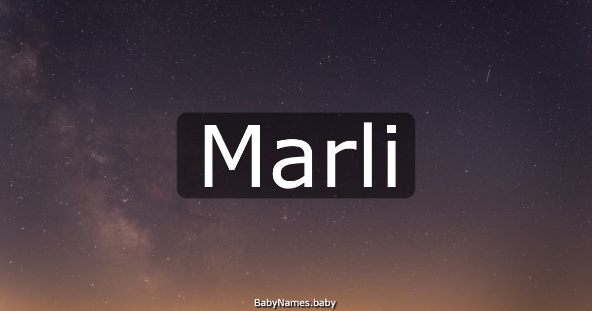 Marli