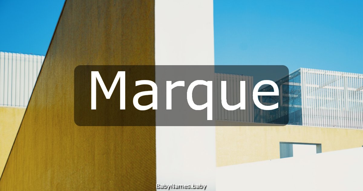Marque