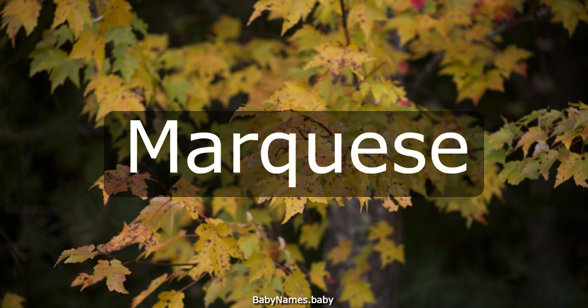 Marquese
