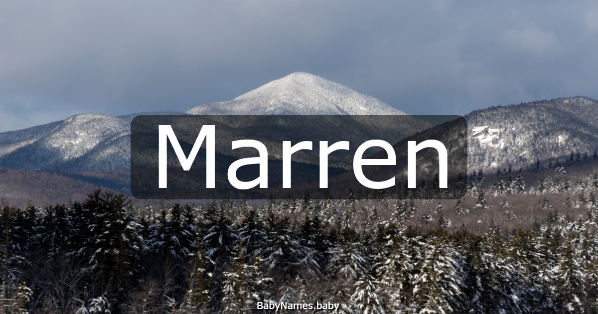 Marren
