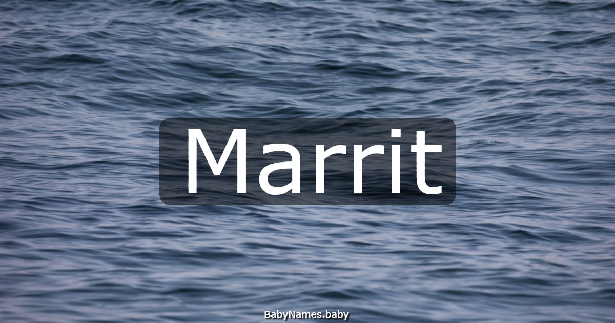 Marrit