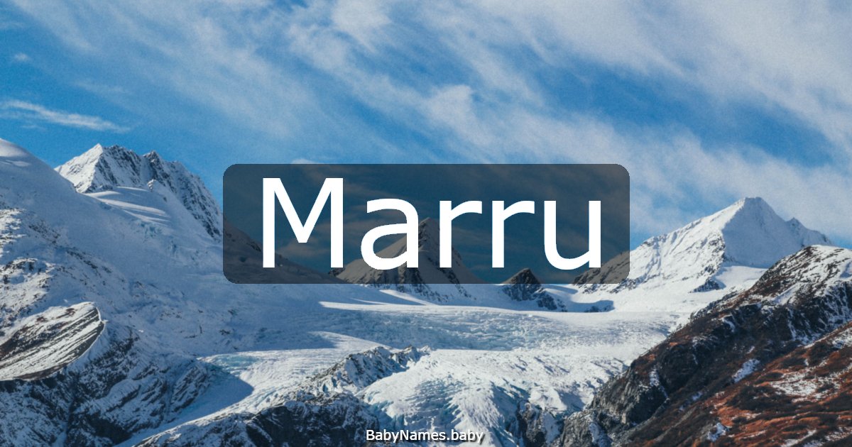 Marru