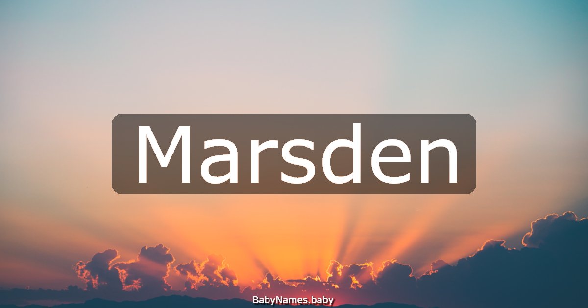 Marsden