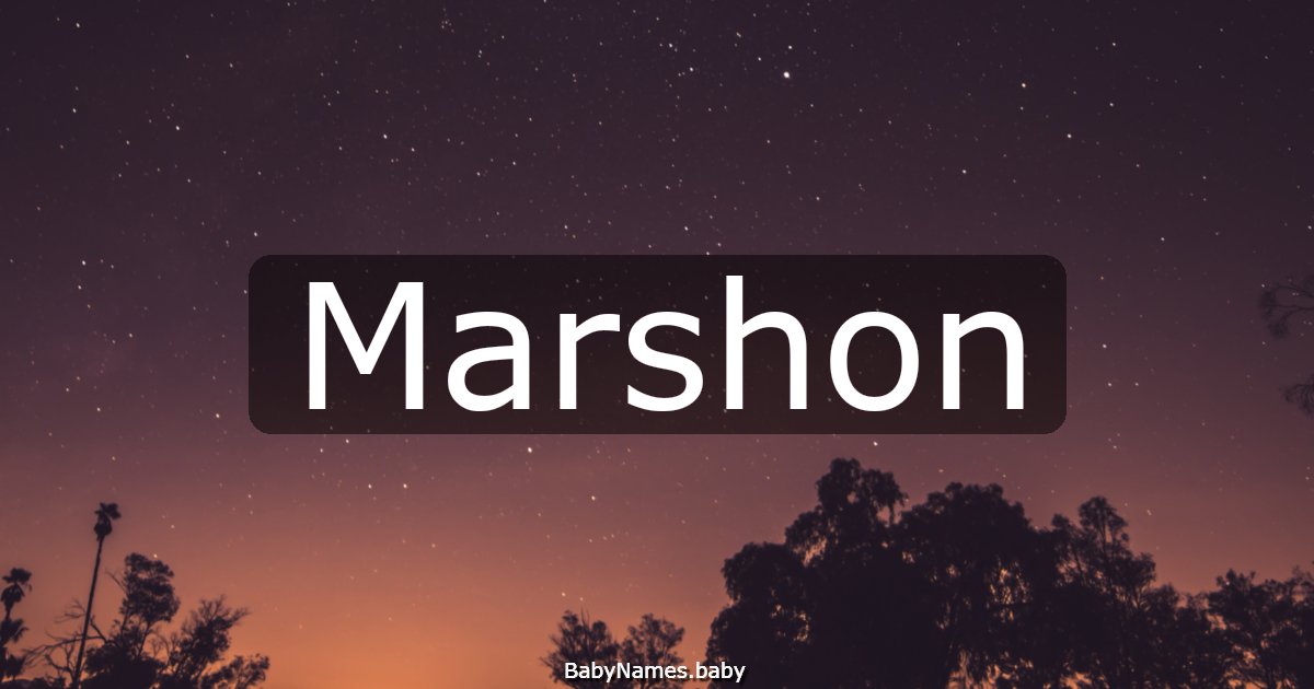 Marshon
