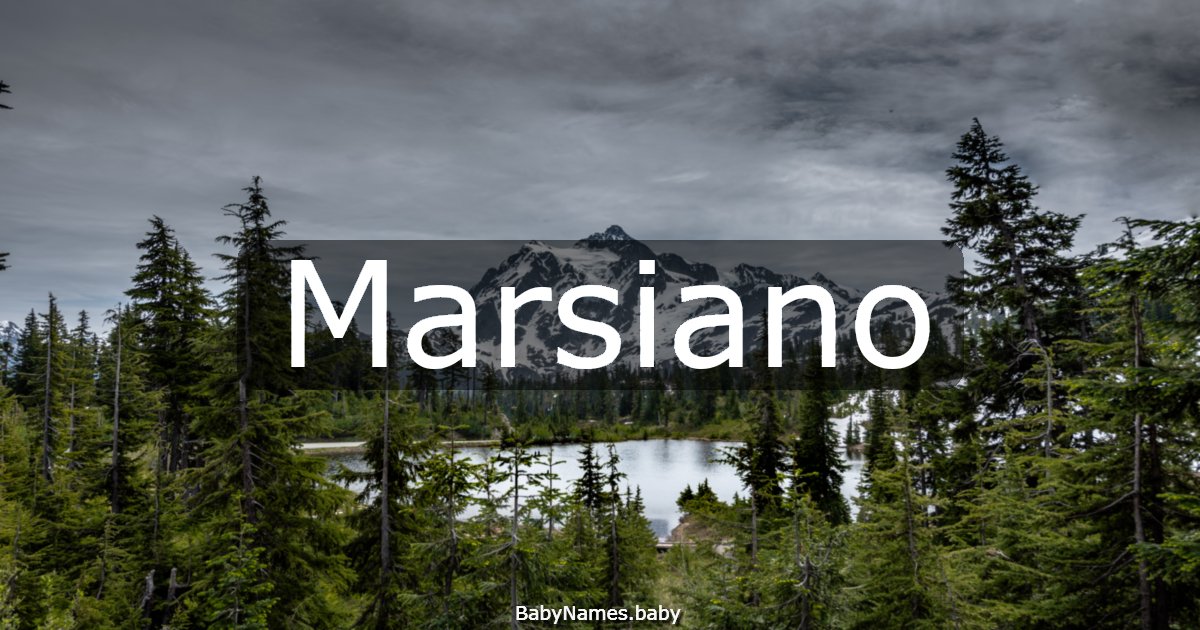 Marsiano