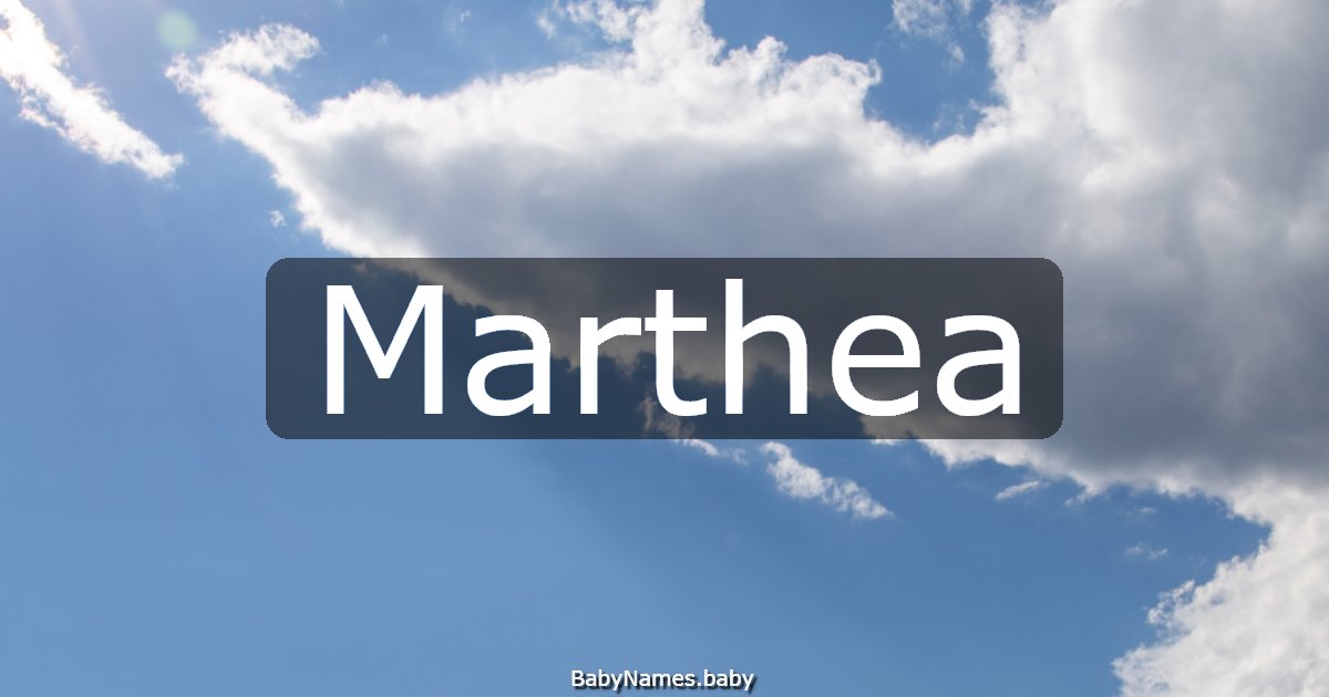 Marthea