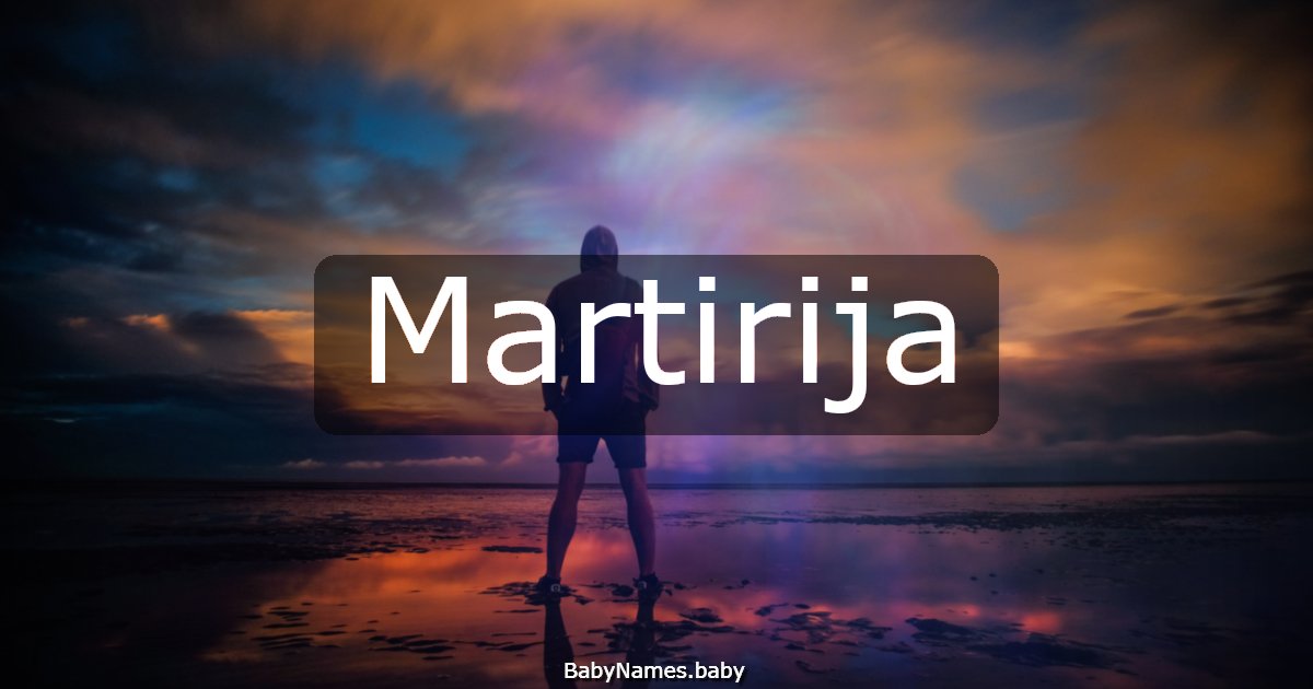 Martirija