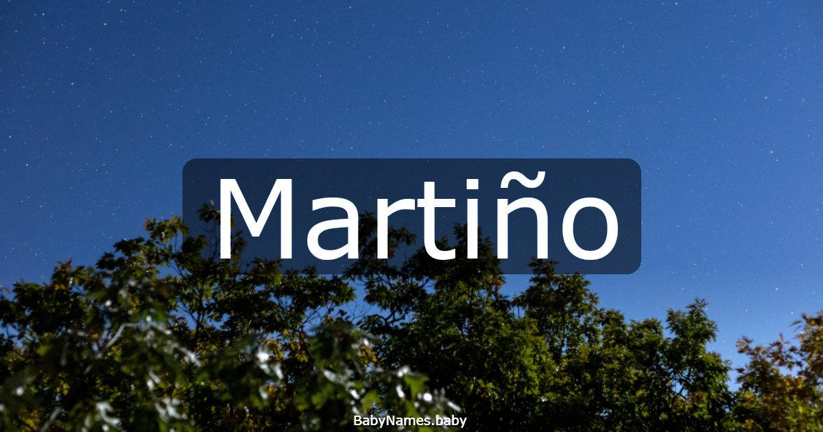 Martiño