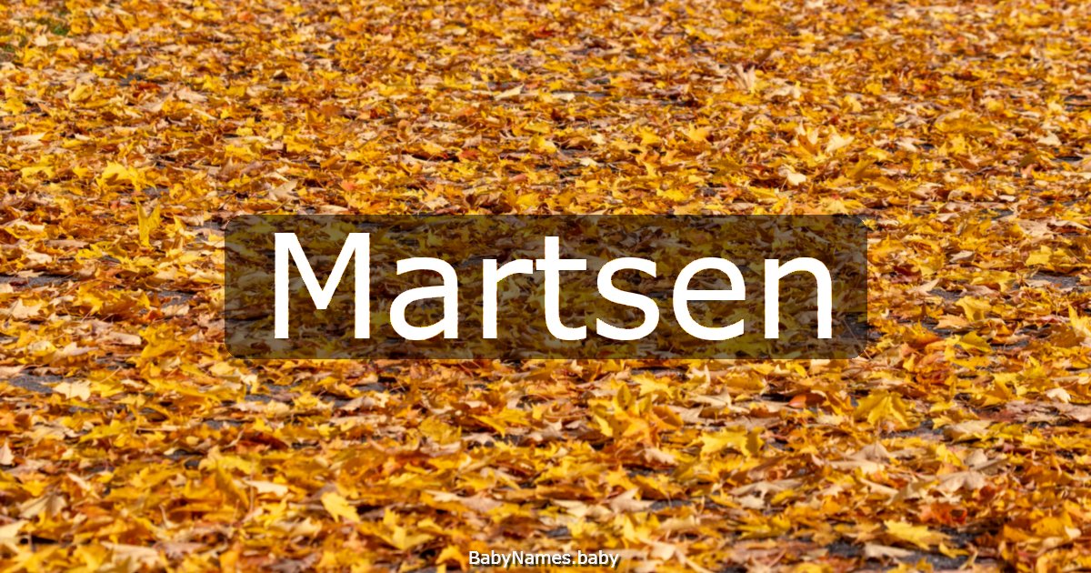 Martsen