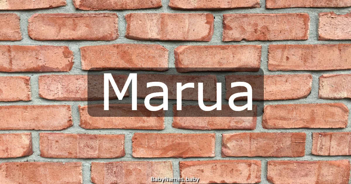 Marua