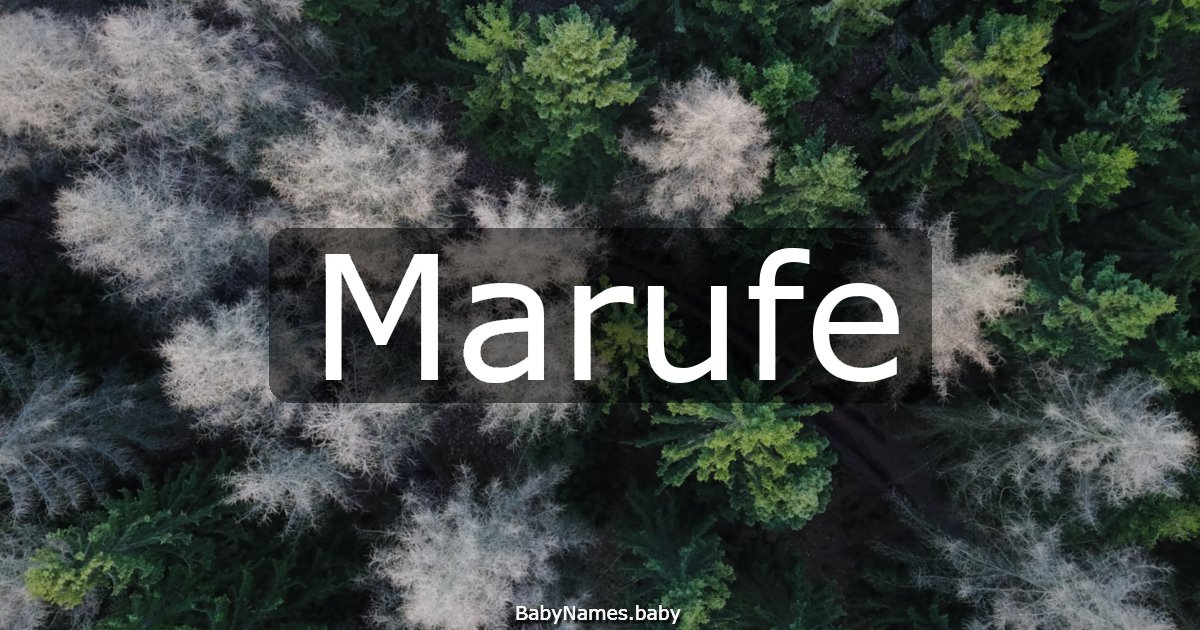 Marufe