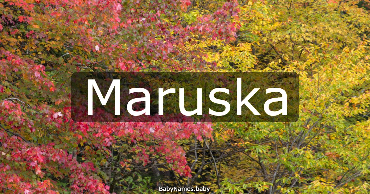 Maruska